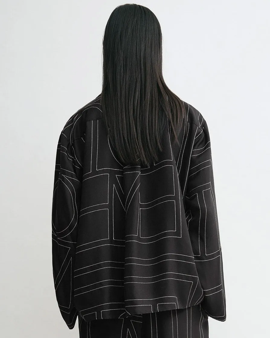 Monogram Silk PJ Top sold by TNT Fashion product image thumbnail 4