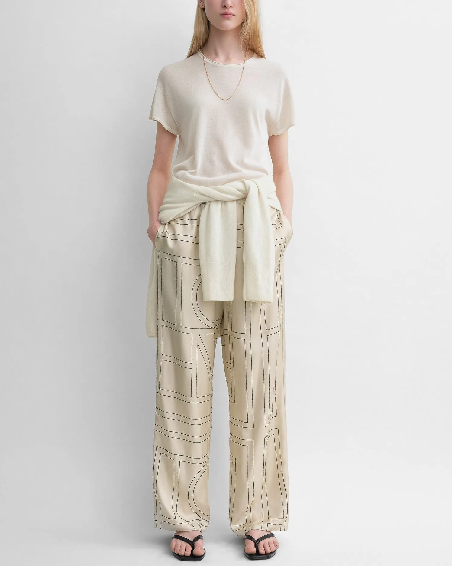 Monogram Silk PJ Bottoms sold by TNT Fashion product image thumbnail 2