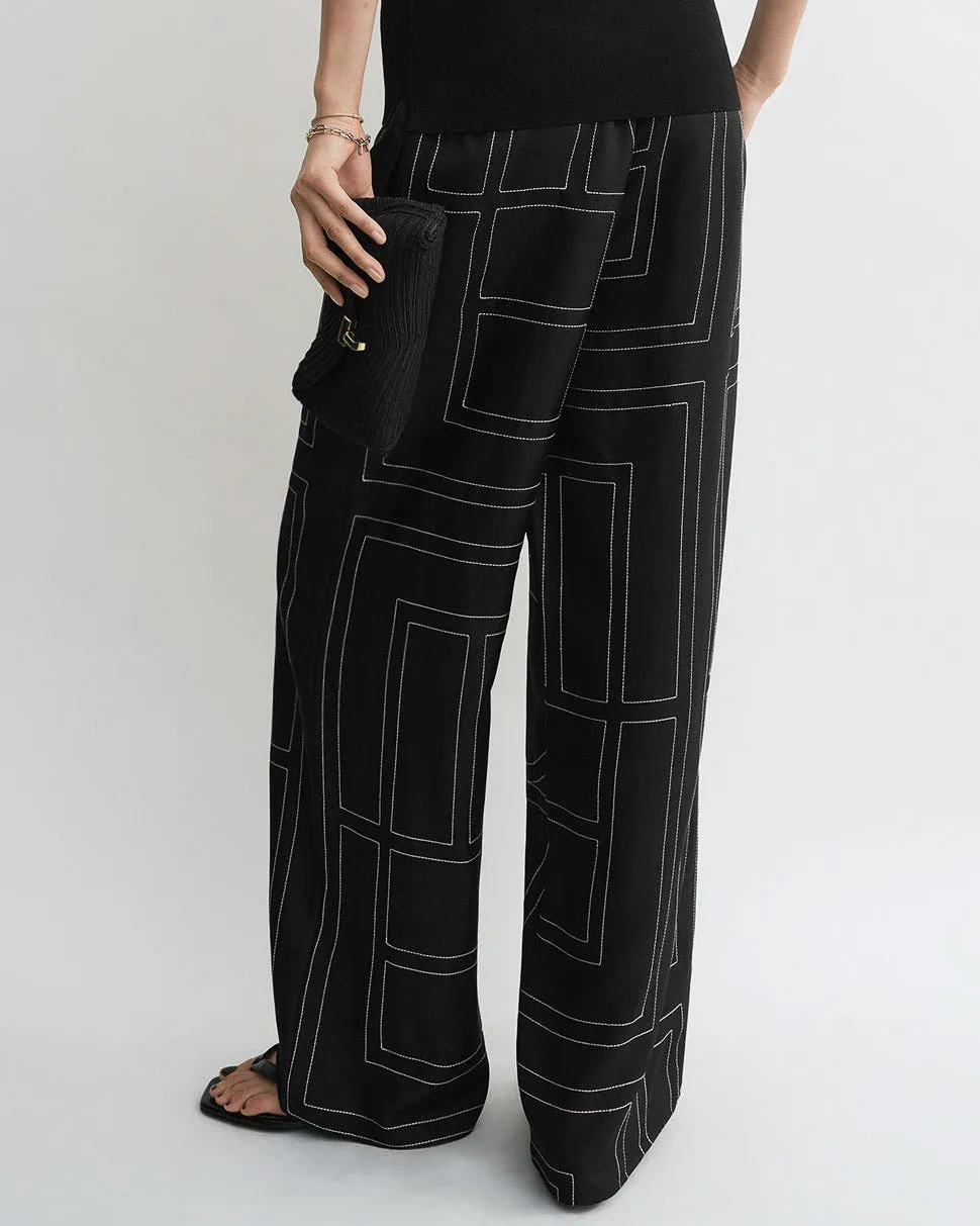 Monogram Silk PJ Bottoms sold by TNT Fashion product image thumbnail 4