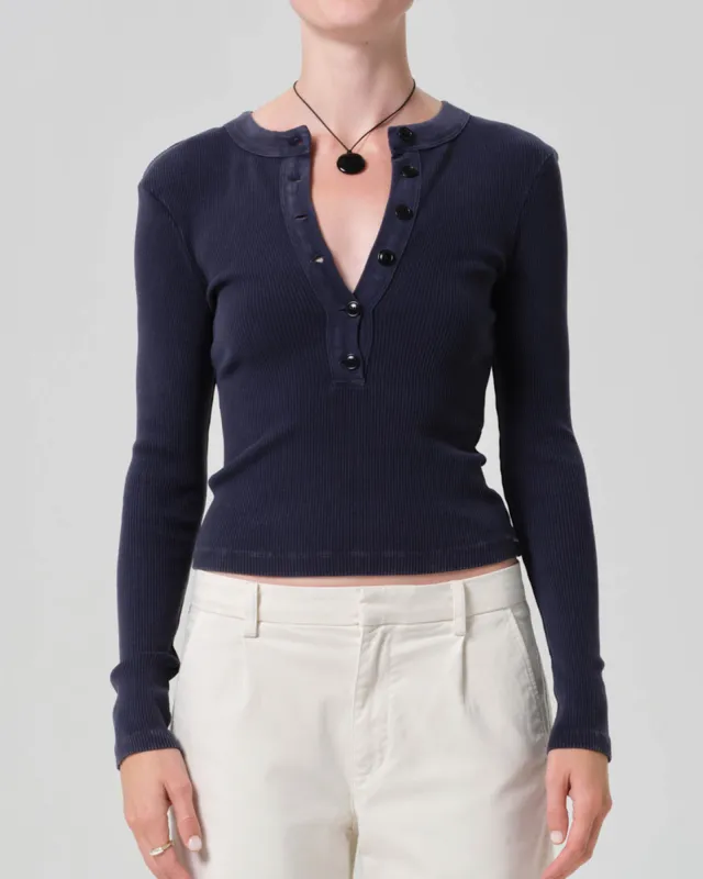 Varra Henley Long Sleeve sold by TNT Fashion