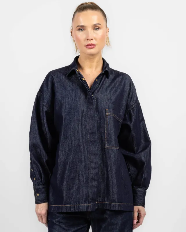 Jenny Denim Shirt sold by TNT Fashion