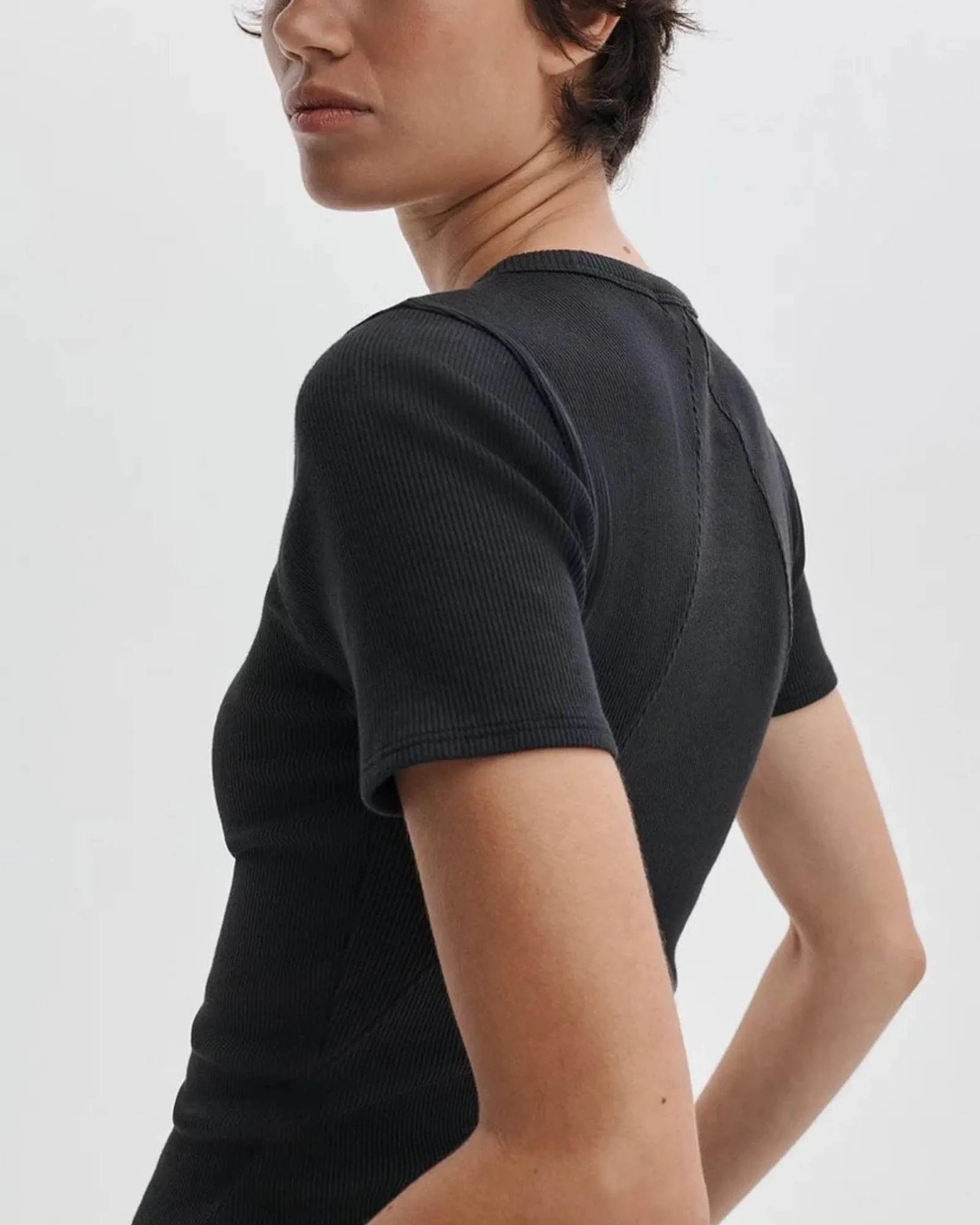 Essential Rib T-Shirt sold by TNT Fashion product image thumbnail 3