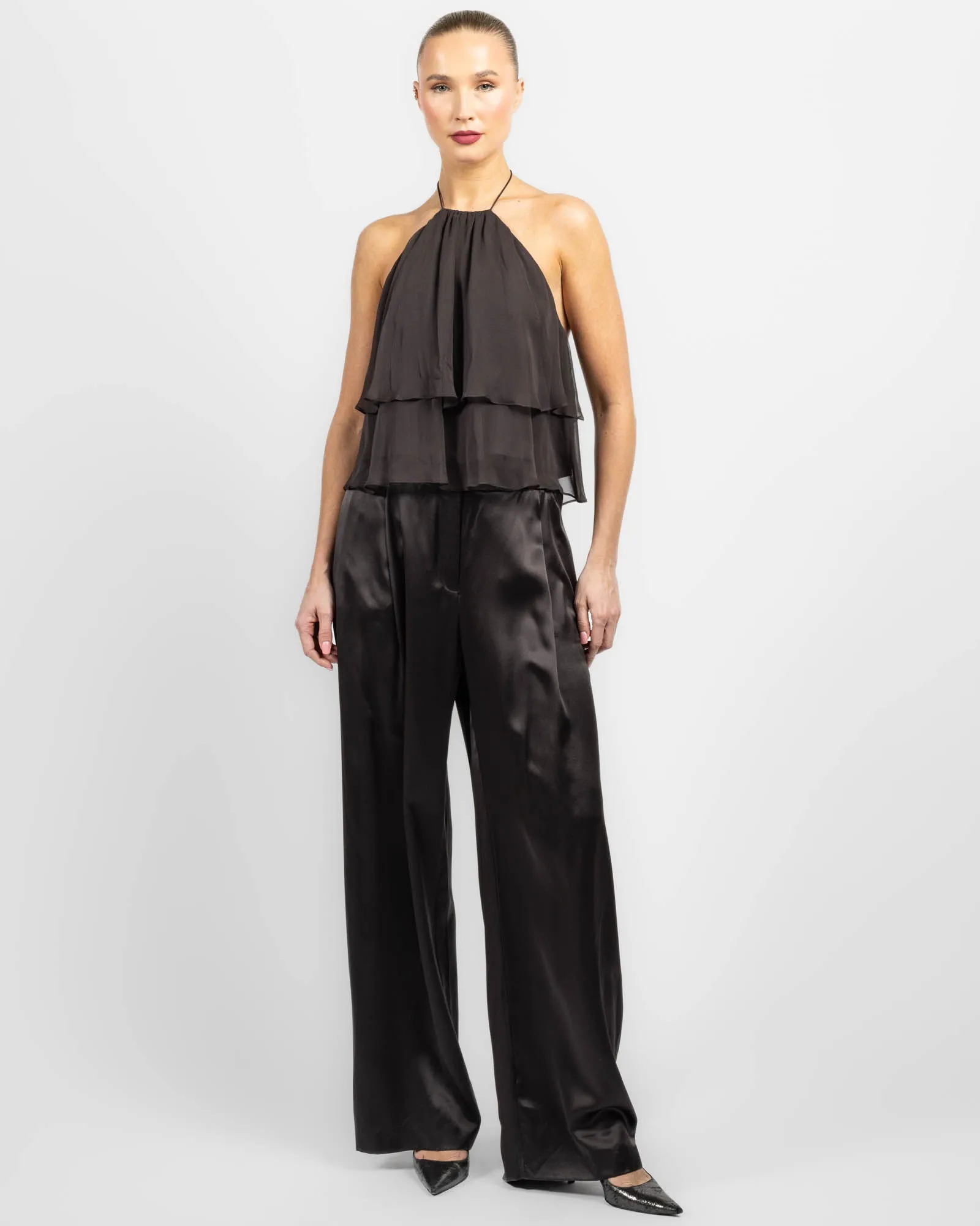 Ruffle Halter Top sold by TNT Fashion product image thumbnail 2