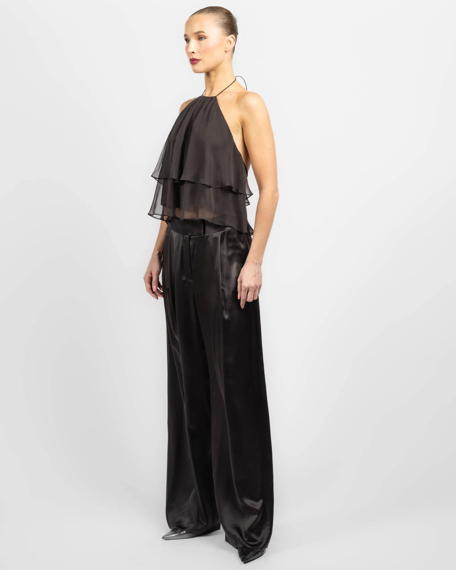 Ruffle Halter Top sold by TNT Fashion product image thumbnail 4
