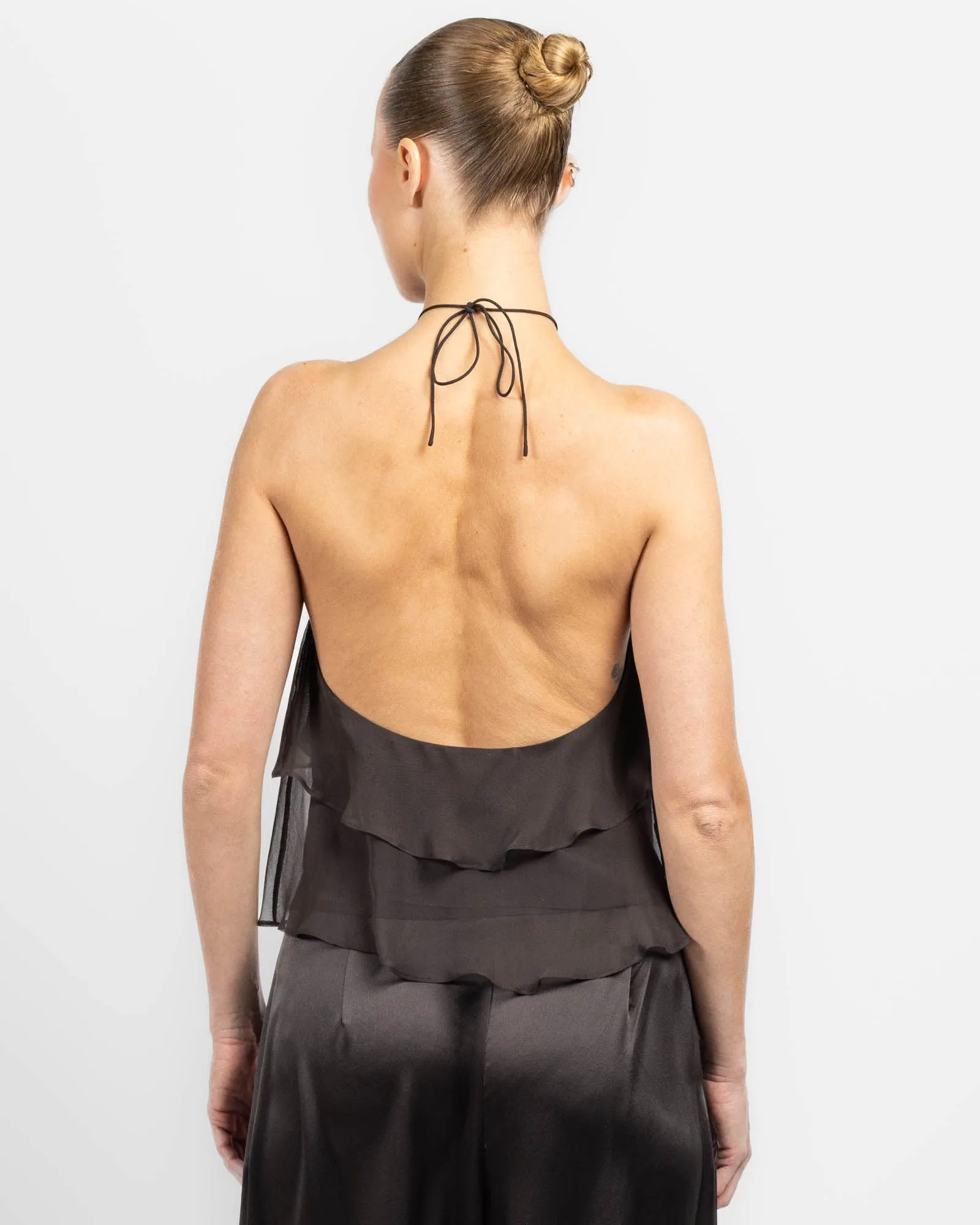 Ruffle Halter Top sold by TNT Fashion product image thumbnail 3
