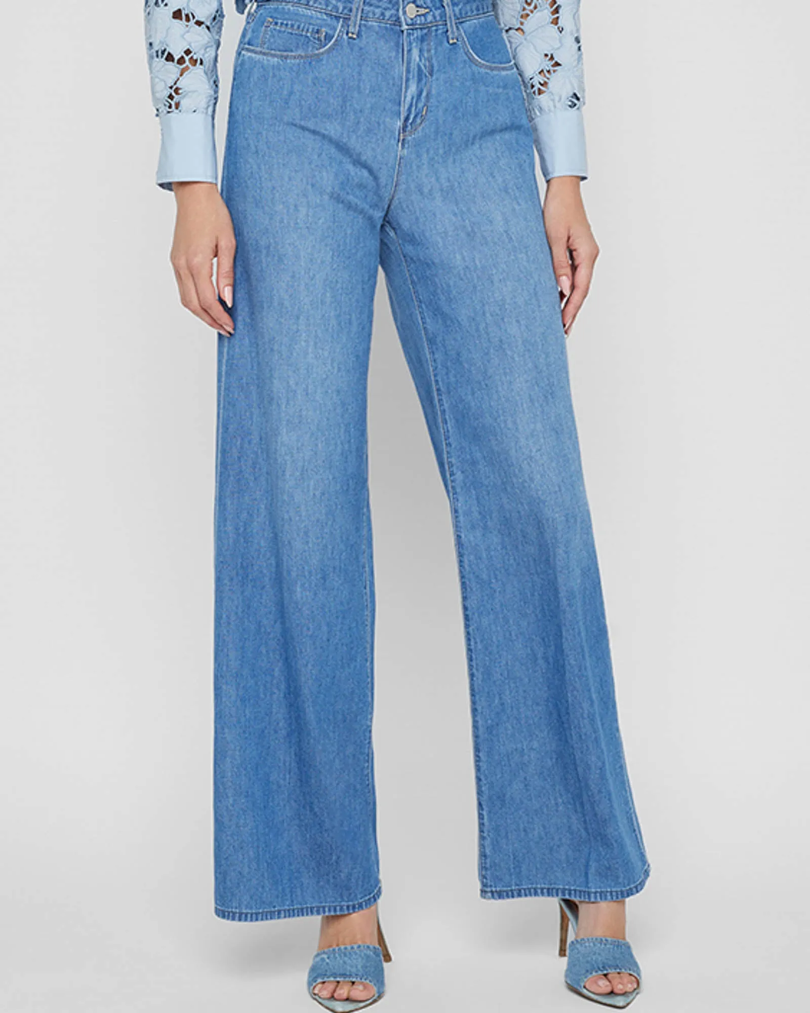 Alicent Sneaker Wide Leg Jeans sold by TNT Fashion