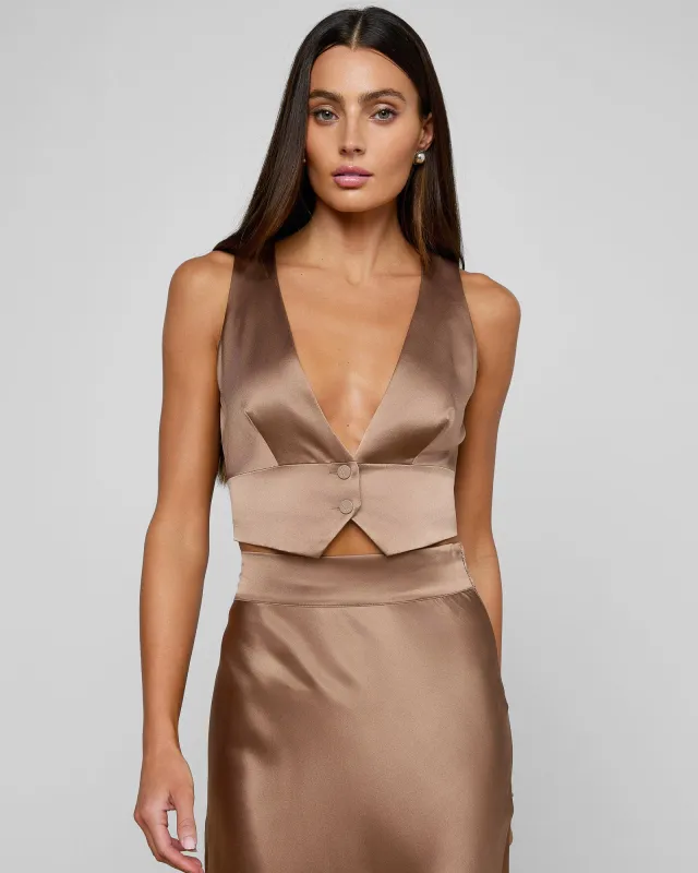 Devony Silk Vest sold by TNT Fashion