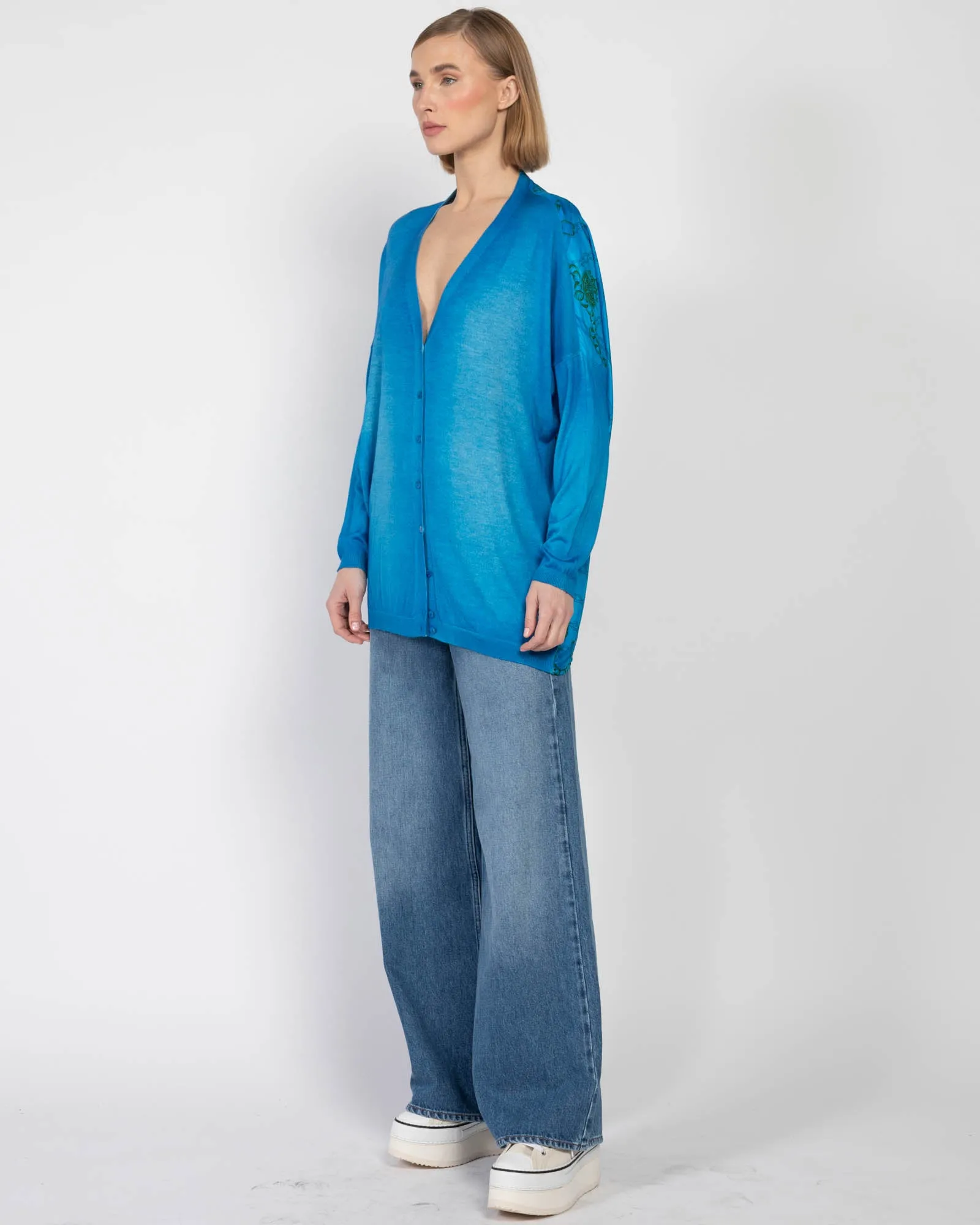 V-Neck Cardigan sold by TNT Fashion product image thumbnail 4