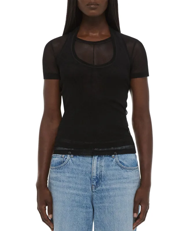 Mesh Layer T-Shirt made by Helmut Lang