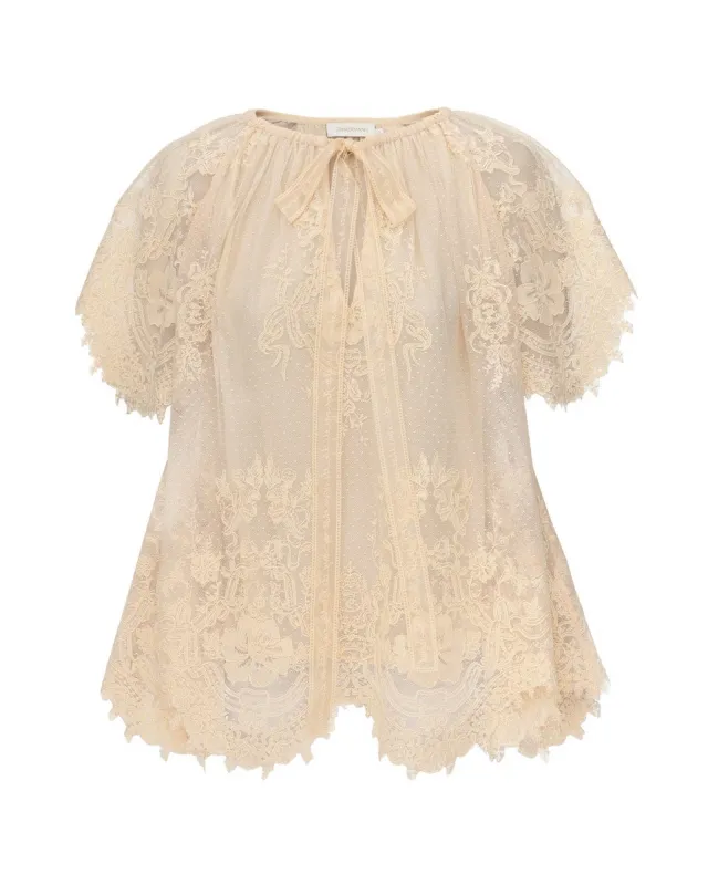 Luna Lace Blouse sold by TNT Fashion