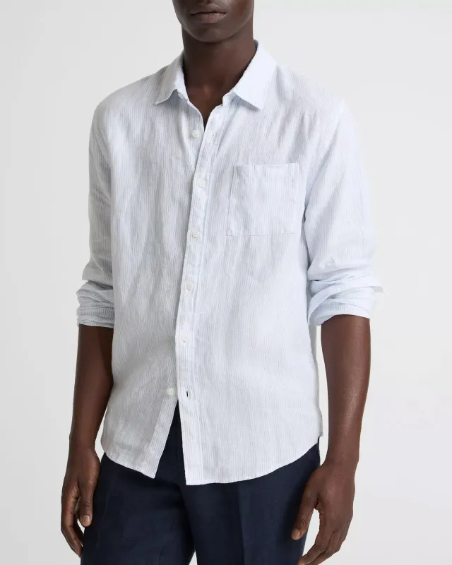 Tate Separate Placket Shirt made by Vince