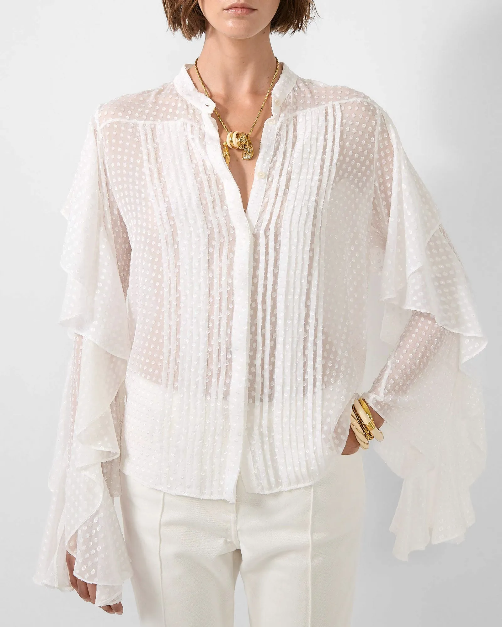 Ruffle Blouse sold by TNT Fashion