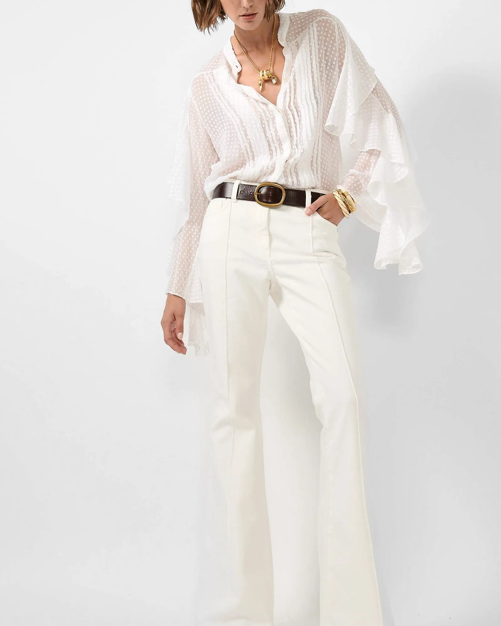 Ruffle Blouse sold by TNT Fashion product image thumbnail 2