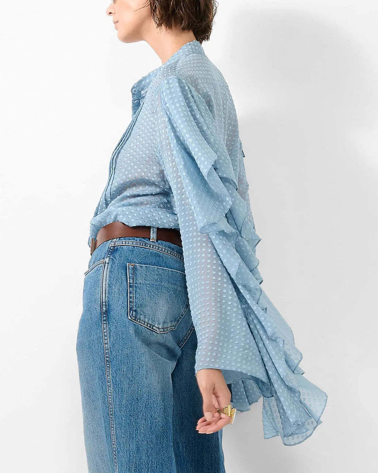 Ruffle Blouse sold by TNT Fashion product image thumbnail 3