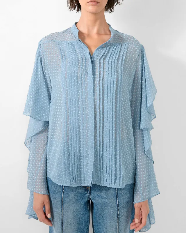 Ruffle Blouse made by Barbara Bui