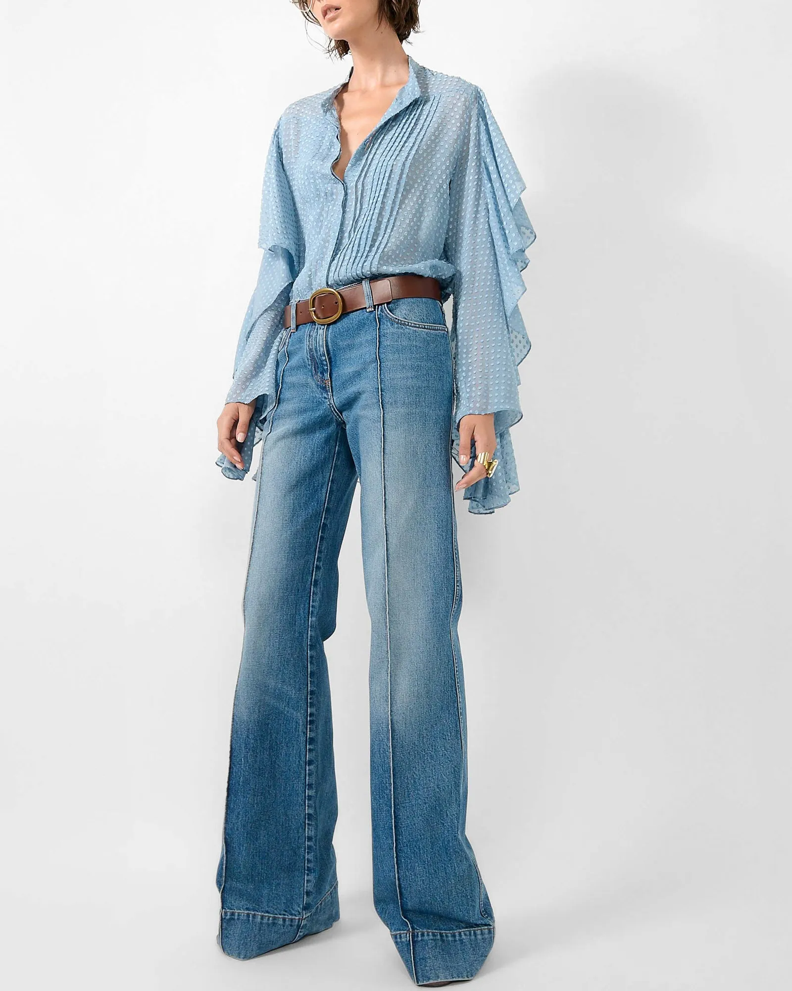 Ruffle Blouse sold by TNT Fashion product image thumbnail 2