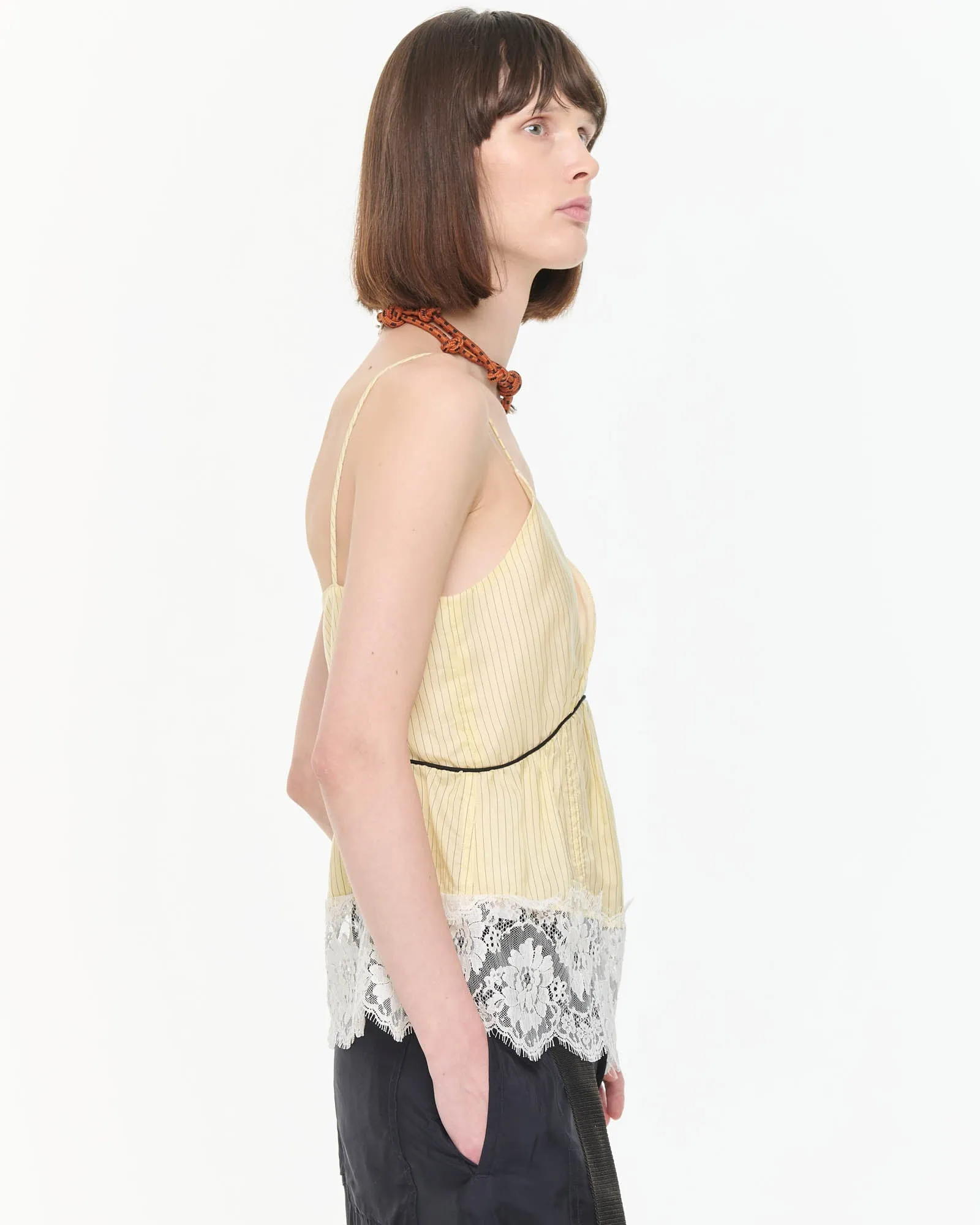 Lace Hem Striped Top sold by TNT Fashion product image thumbnail 4
