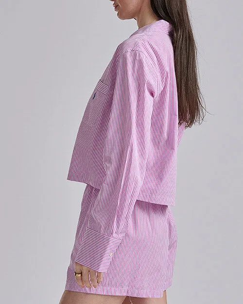 Crop Boxer PJ Set sold by TNT Fashion product image thumbnail 3