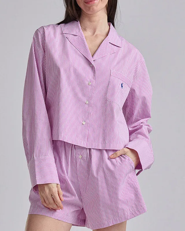 Crop Boxer PJ Set made by Polo by Ralph Lauren