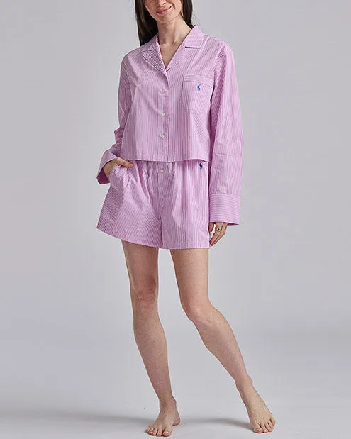 Crop Boxer PJ Set sold by TNT Fashion product image thumbnail 2