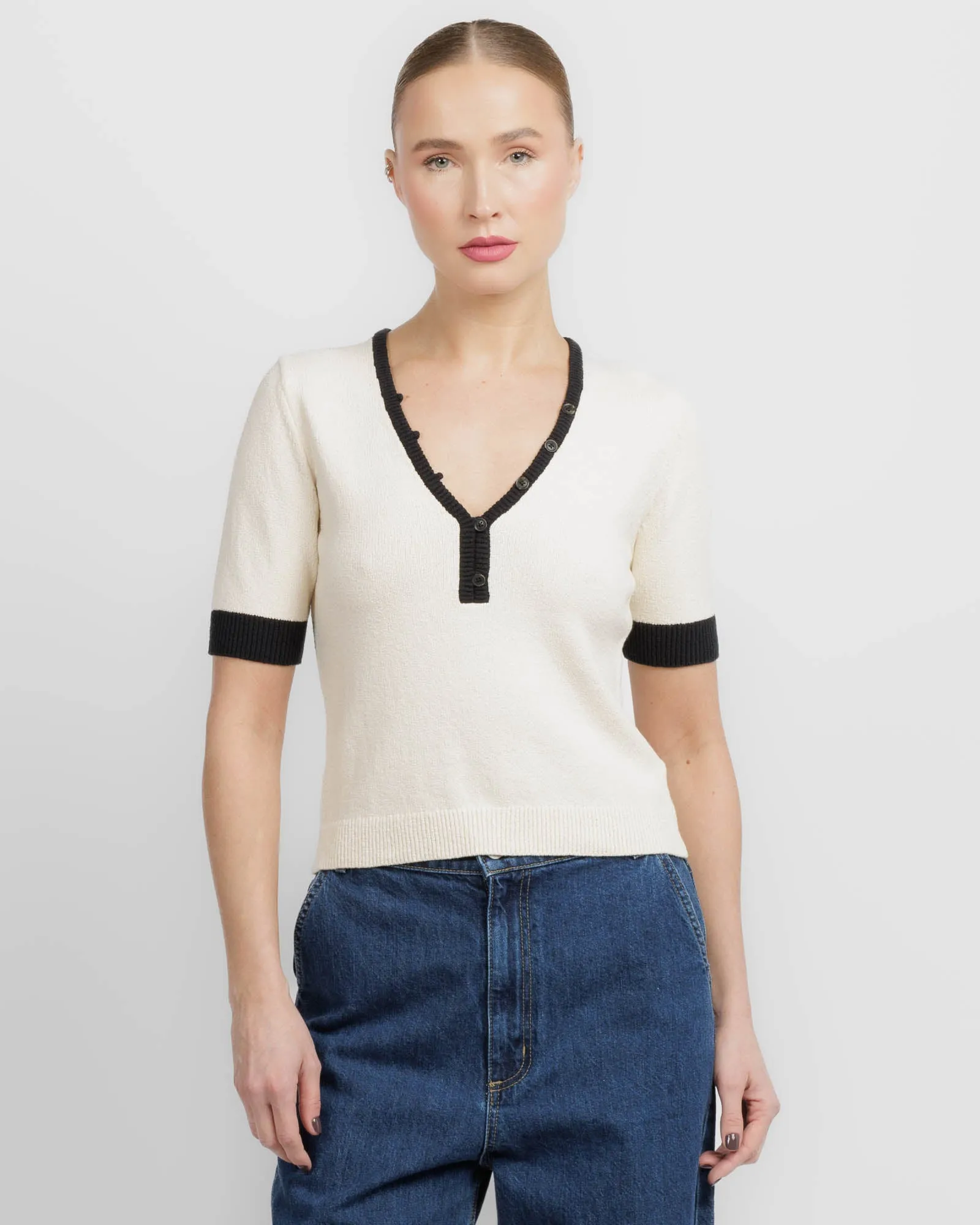 Short Sleeve Henley sold by TNT Fashion