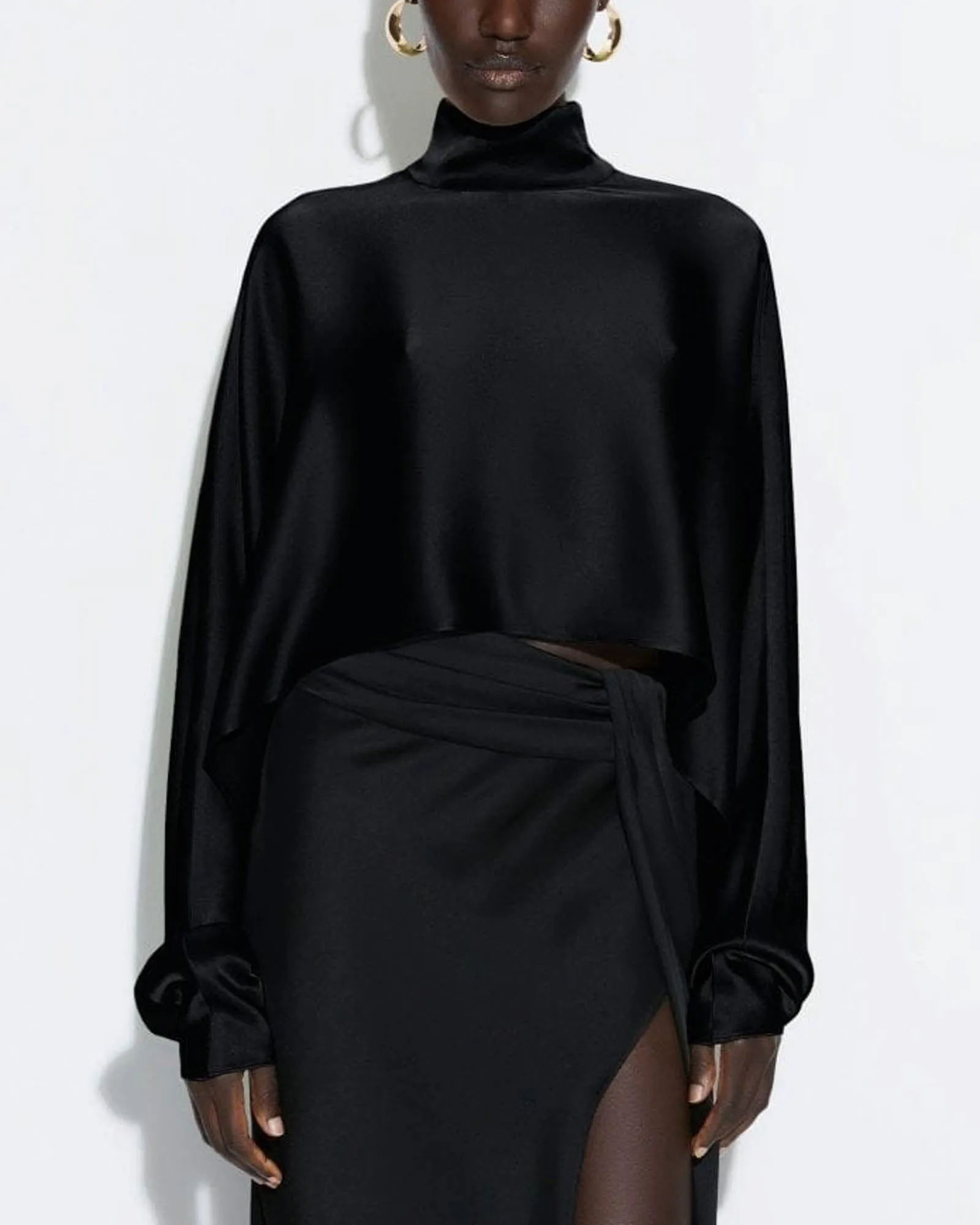 Satin Caftan Top sold by TNT Fashion