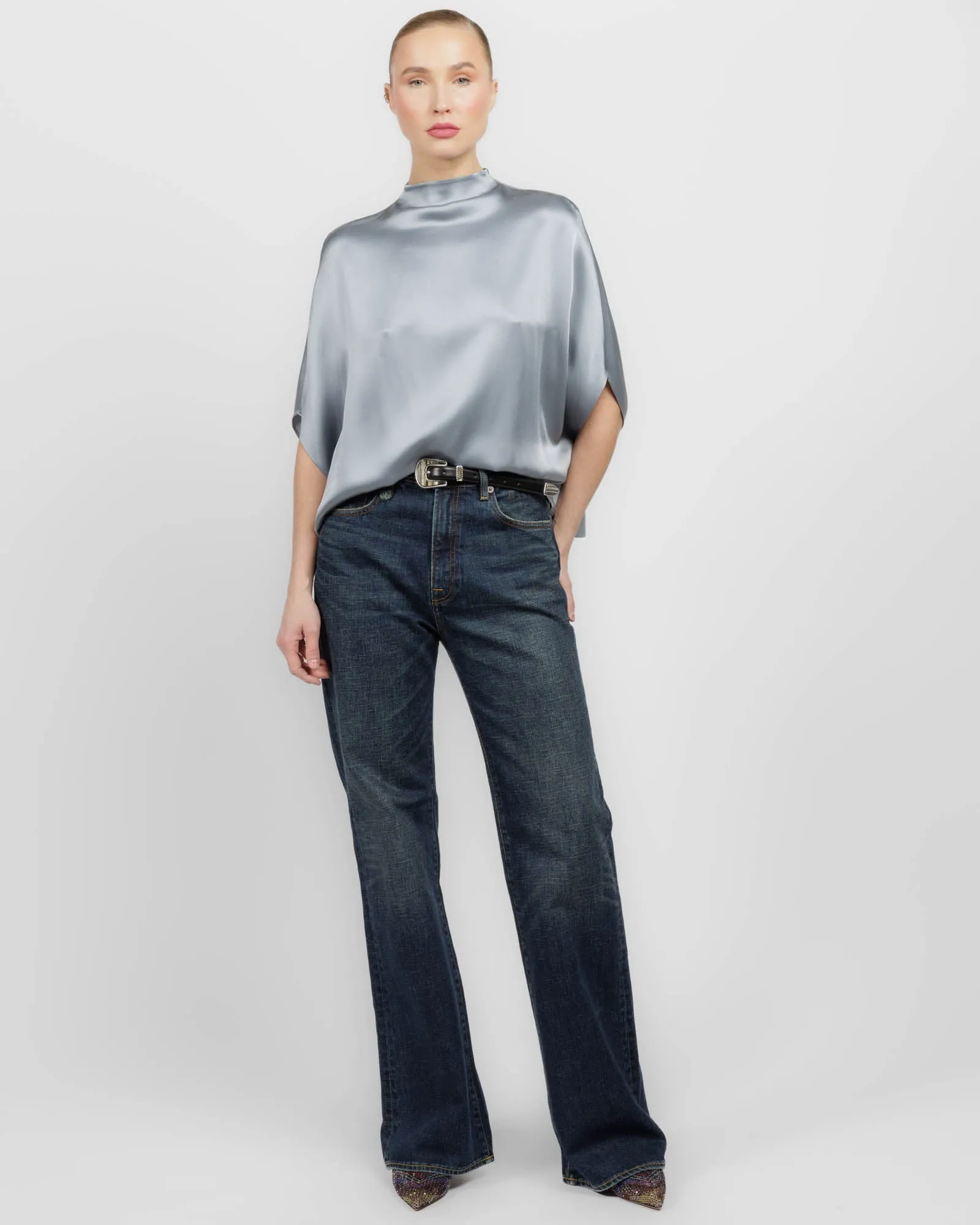 Satin Cape T-Shirt sold by TNT Fashion product image thumbnail 2