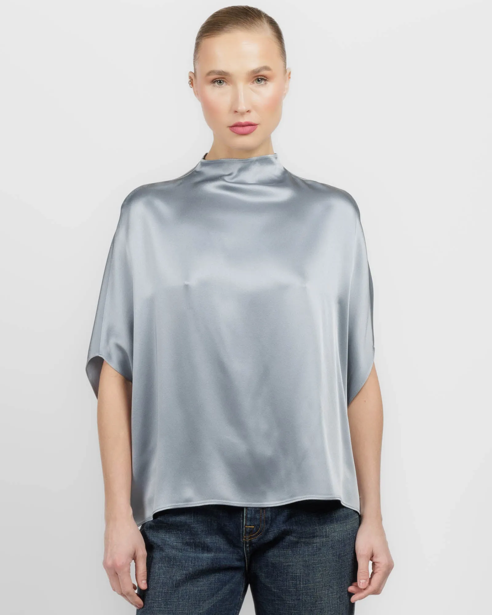 Satin Cape T-Shirt sold by TNT Fashion