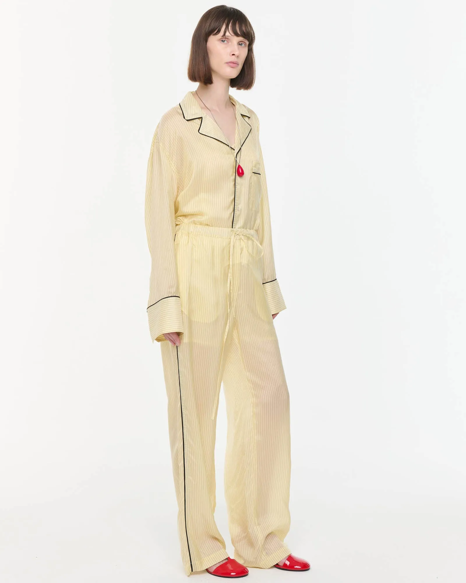 Cupro Striped Pants sold by TNT Fashion product image thumbnail 2