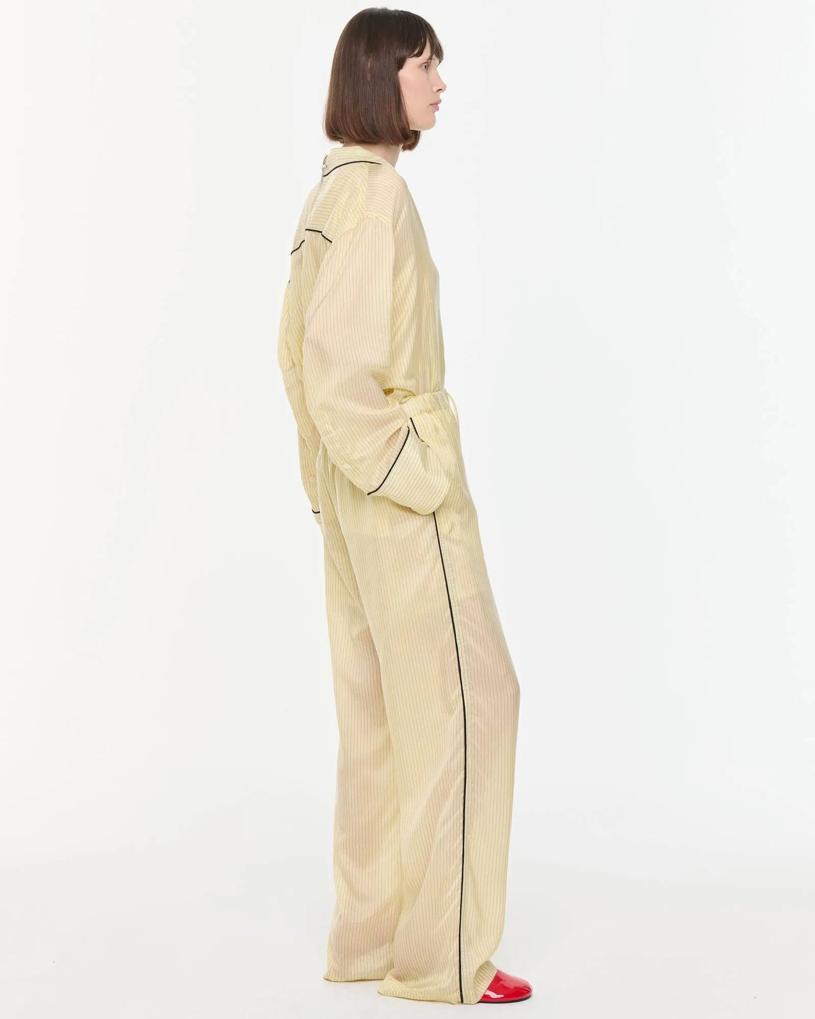 Cupro Striped Pants sold by TNT Fashion product image thumbnail 4