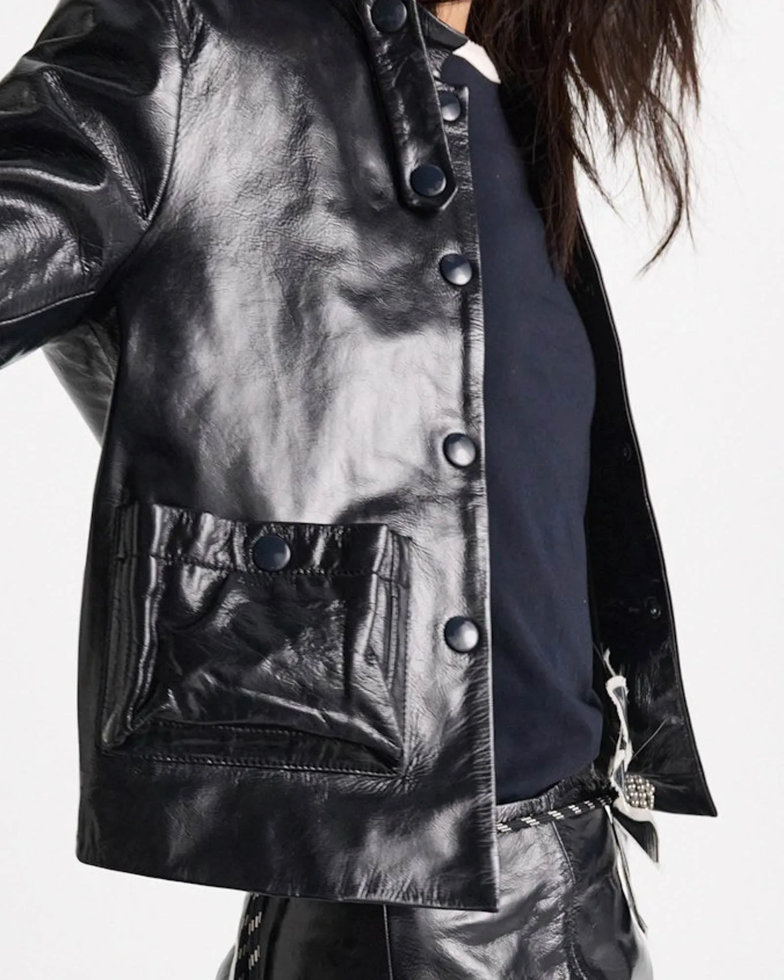 Sleek Shine Jacket sold by TNT Fashion product image thumbnail 3