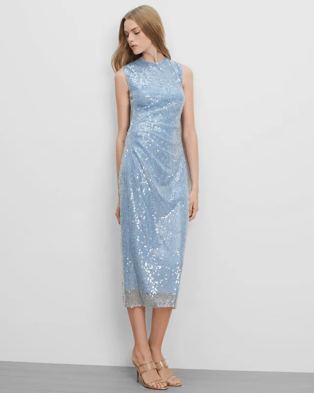 Kimberly Sequin Midi Dress made by Veronica Beard