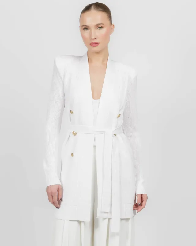 Noe Double Breasted Cardigan made by L'AGENCE