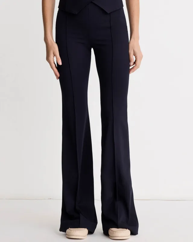 Pintuck Flare Pant made by Smythe