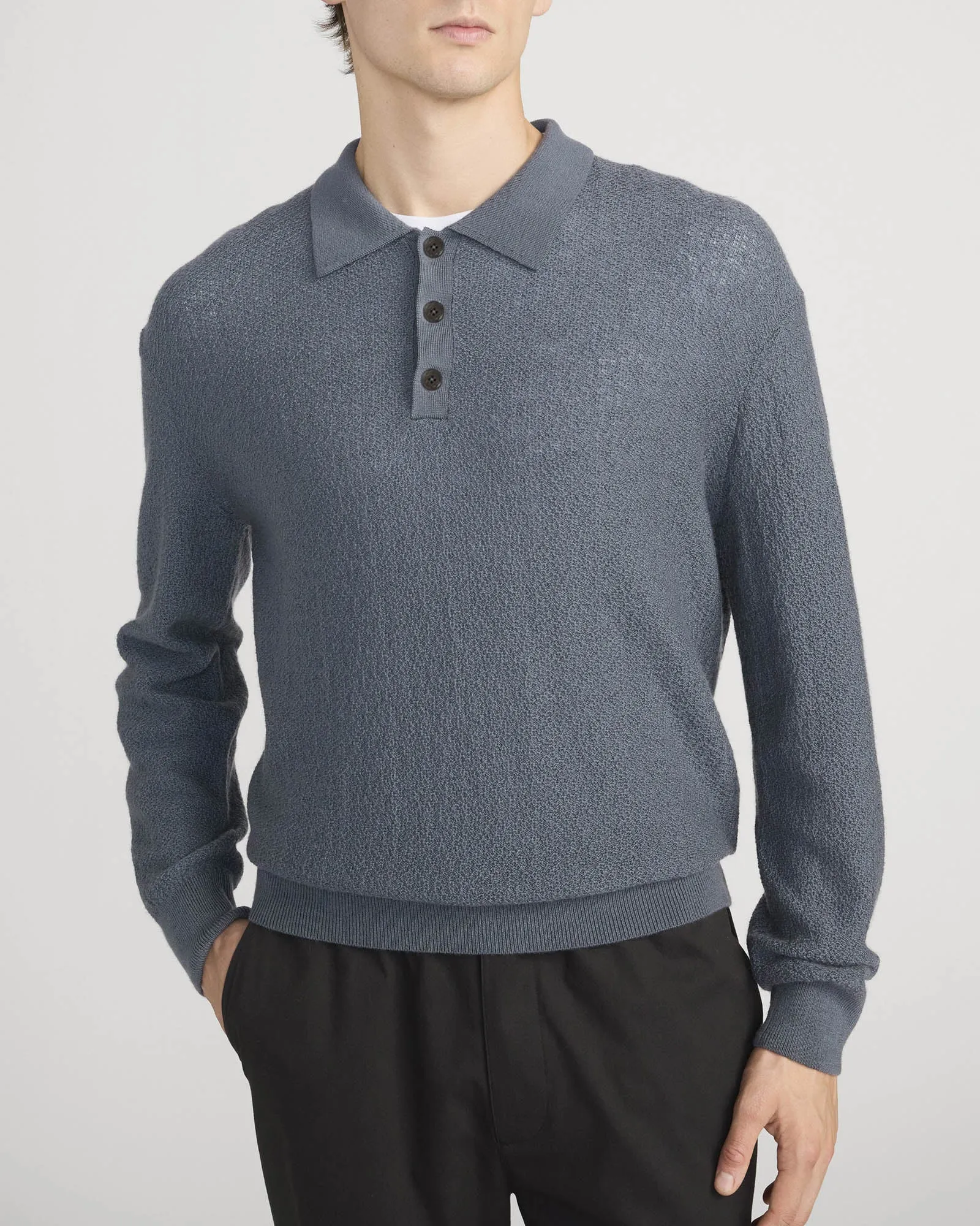 Long Sleeve Polo Sweater sold by TNT Fashion
