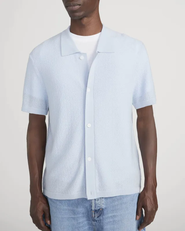 Short Sleeve Cardigan Sweater made by Frame Denim