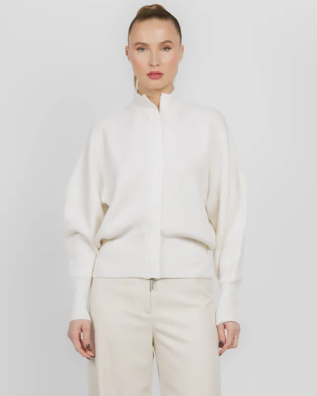 Batwing Zip Cardi made by SA SU PHI