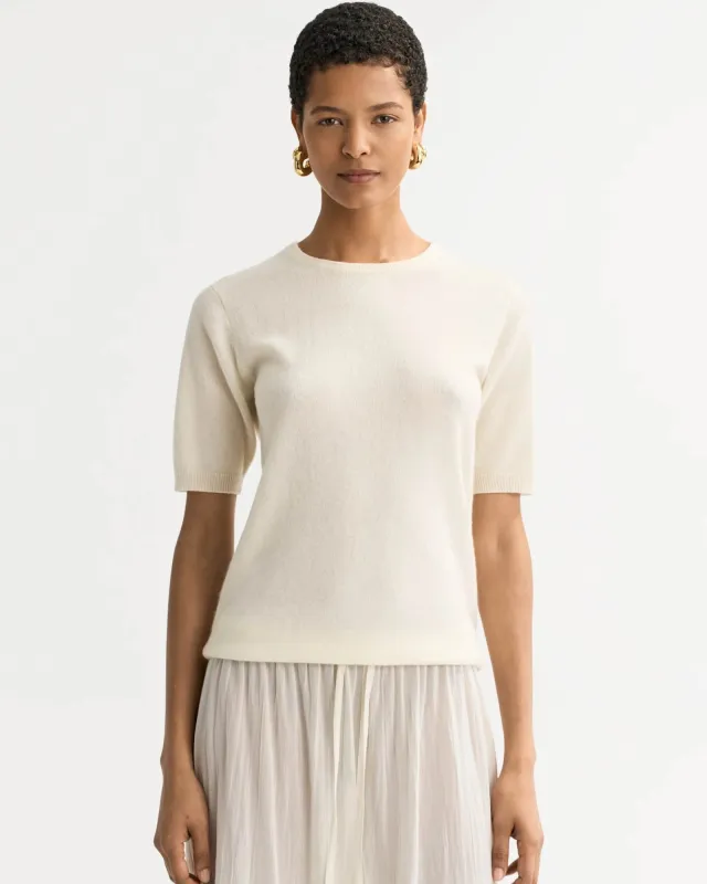 Short Sleeve Crewneck Top sold by TNT Fashion