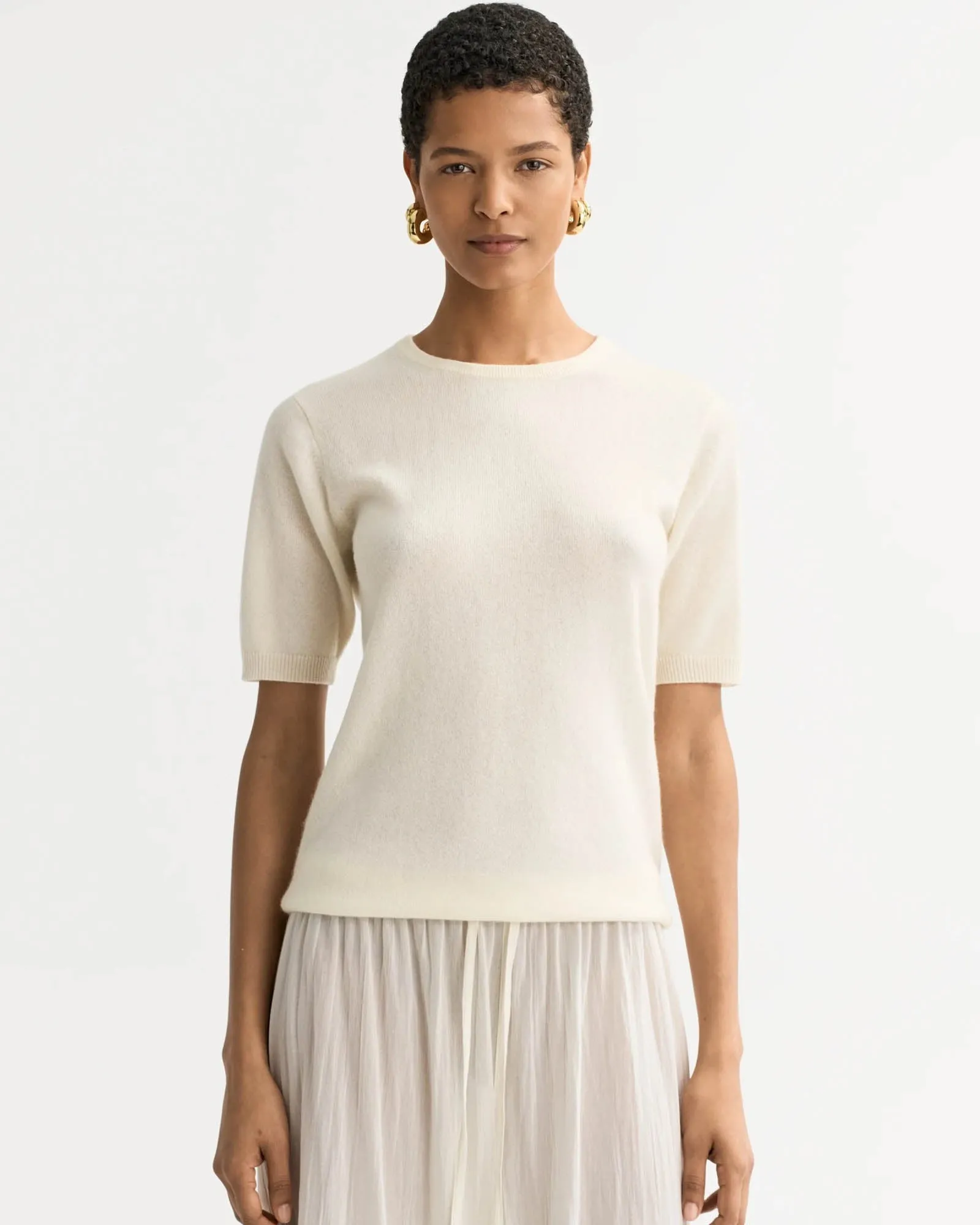 Short Sleeve Crewneck Top sold by TNT Fashion