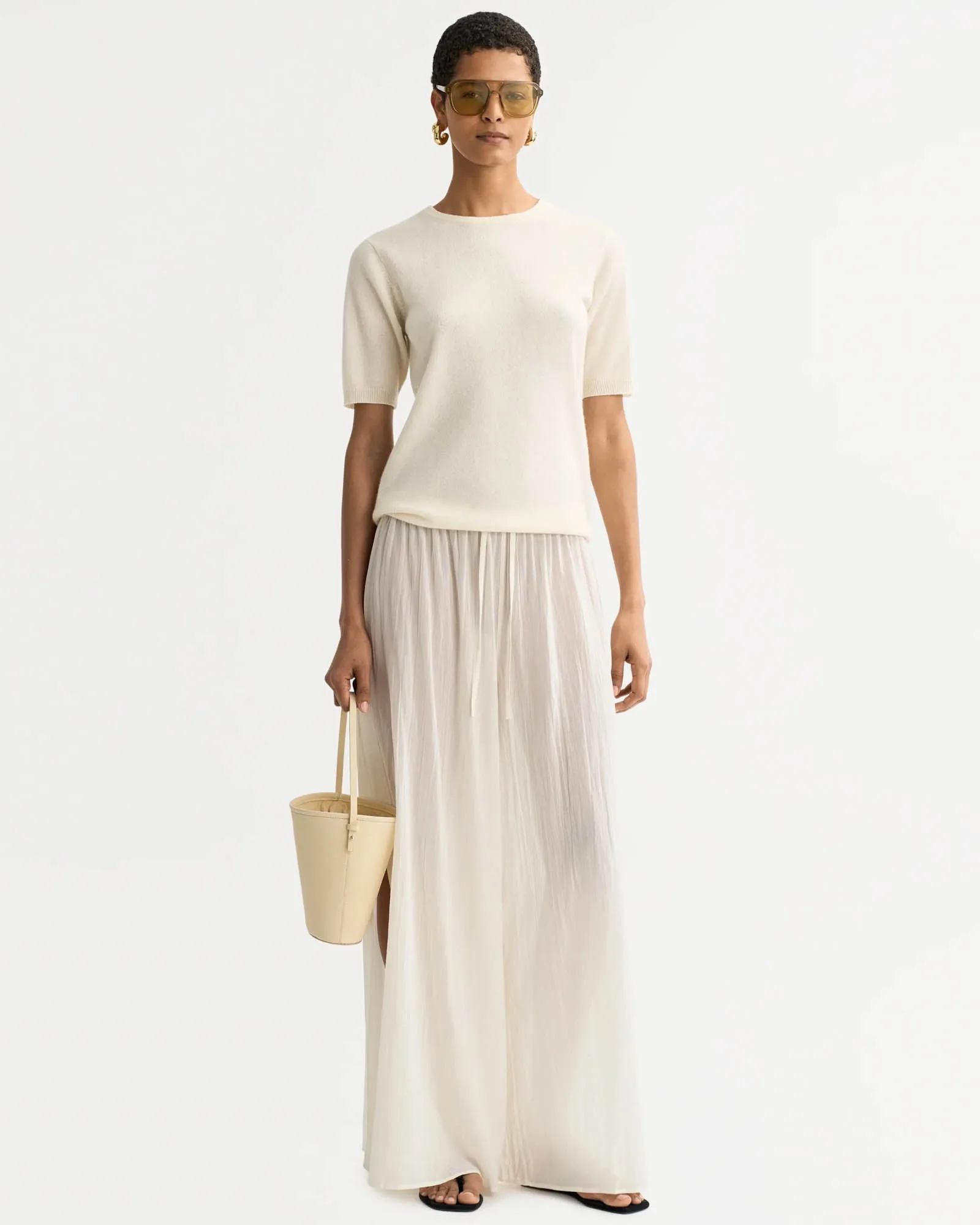 Short Sleeve Crewneck Top sold by TNT Fashion product image thumbnail 2