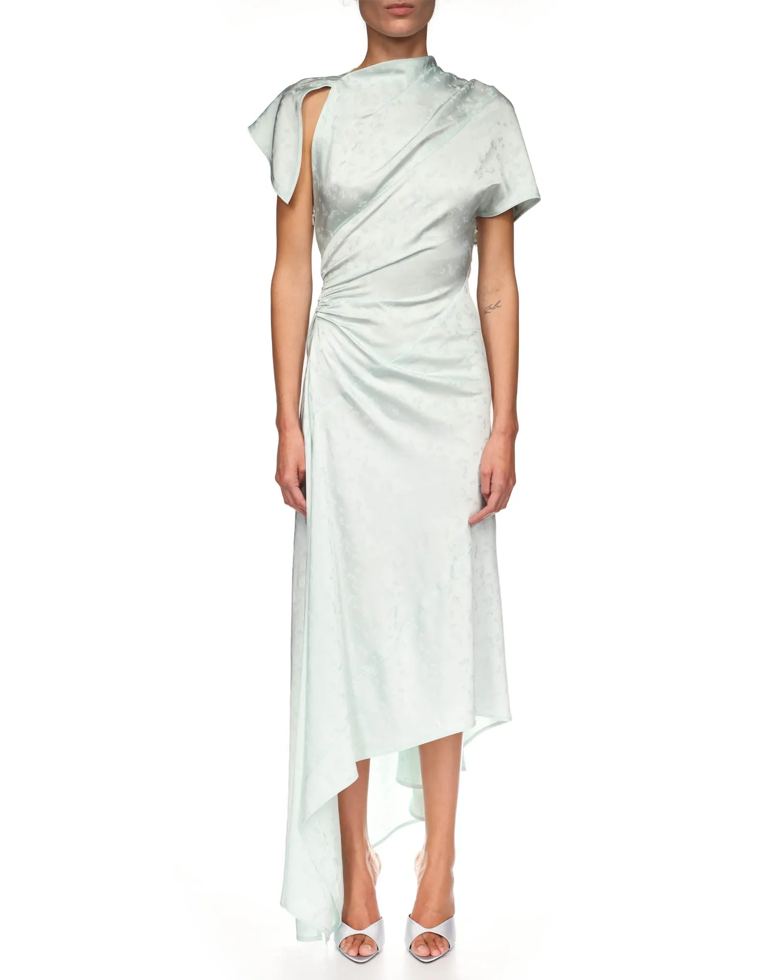 Asymmetric Twist Dress sold by TNT Fashion