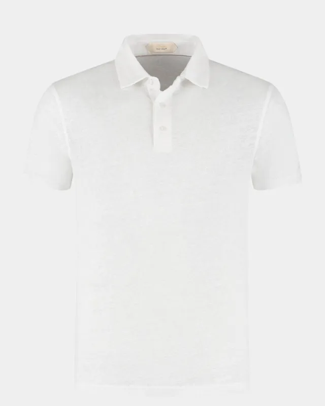 Linen Polo Shirt made by Aurelien