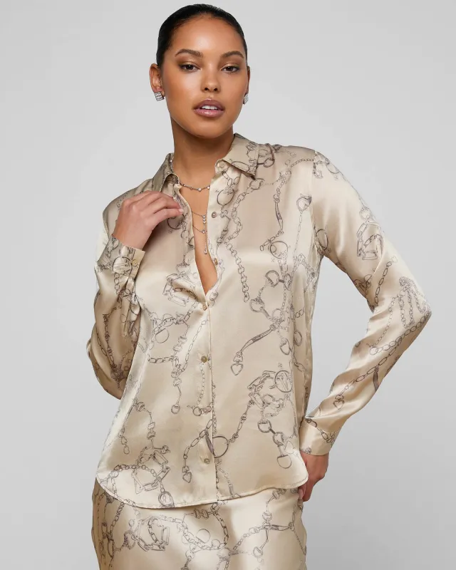 Tyler Long Sleeve Blouse made by L'AGENCE