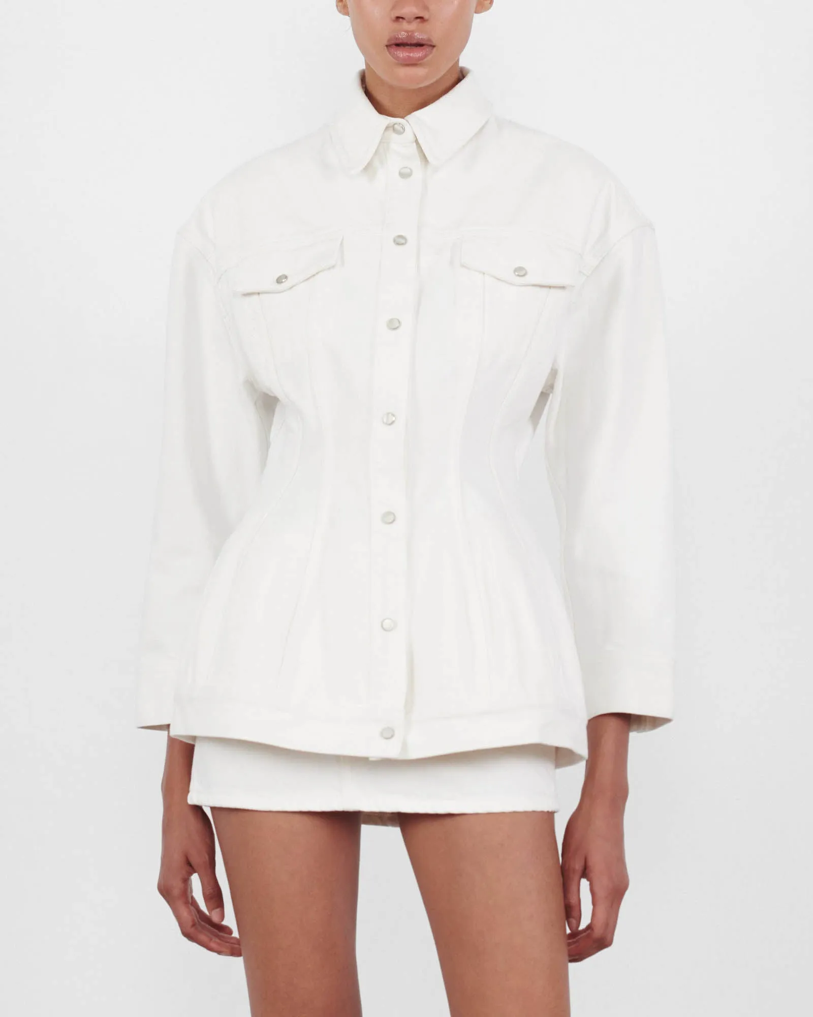 Denim Contour Jacket sold by TNT Fashion