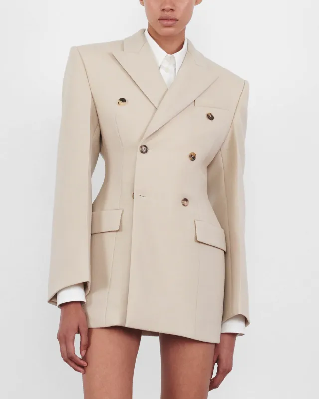 New Double Breasted Contour Blazer made by WARDROBE.NYC