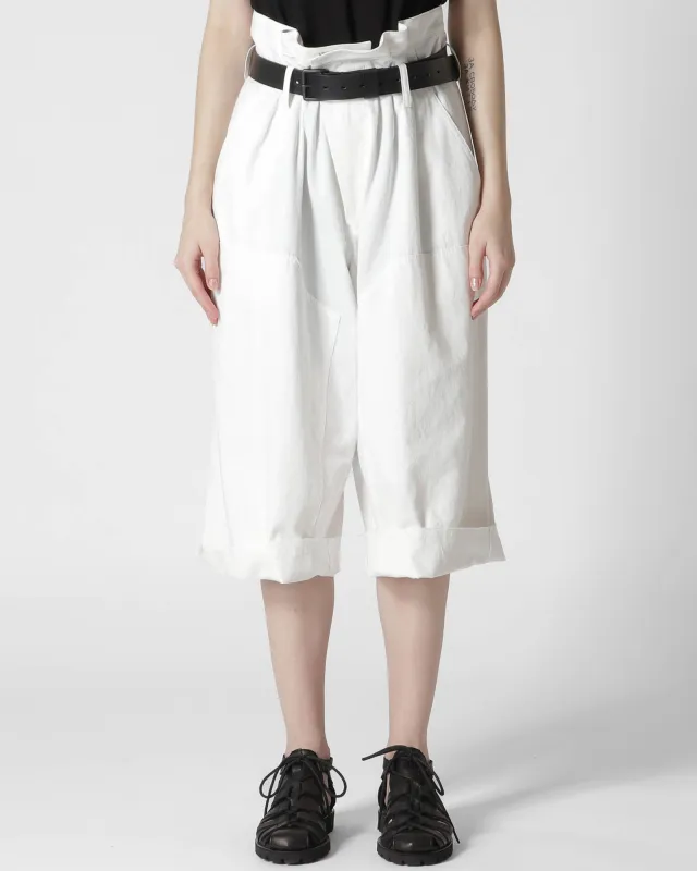 U Hl Waist Half Pant made by Yohji Yamamoto