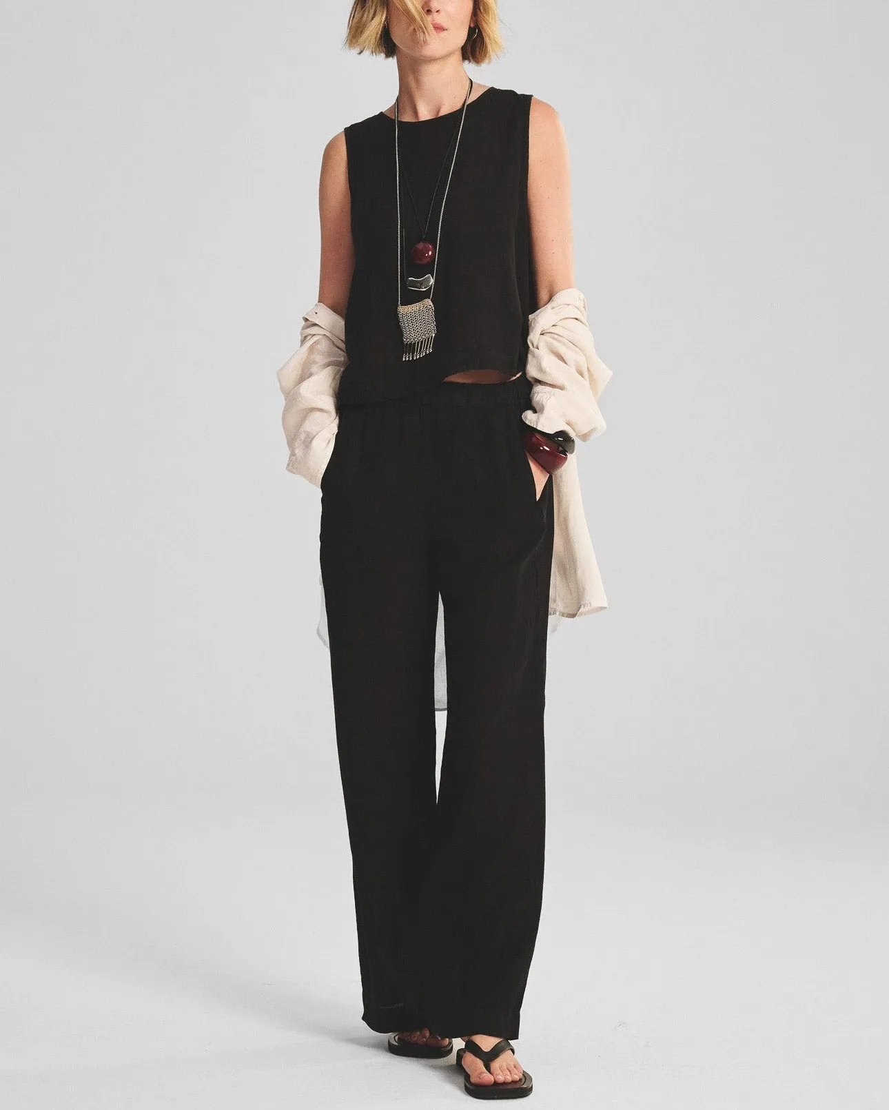 Linen Top sold by TNT Fashion product image thumbnail 2