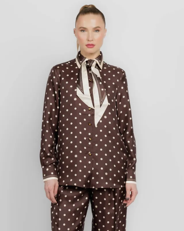 Dot Relaxed Shirt sold by TNT Fashion