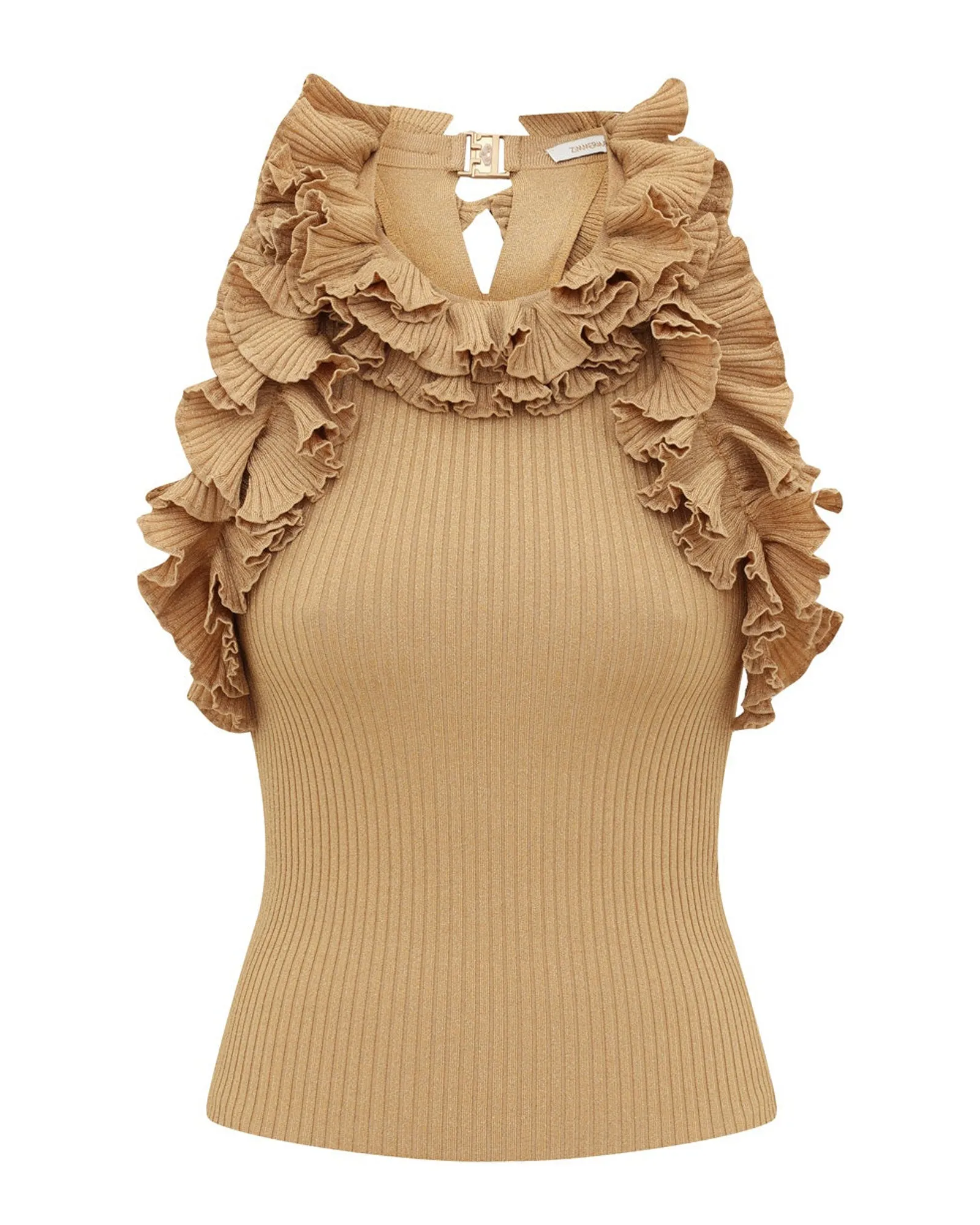 Luna Ruffle Tank sold by TNT Fashion
