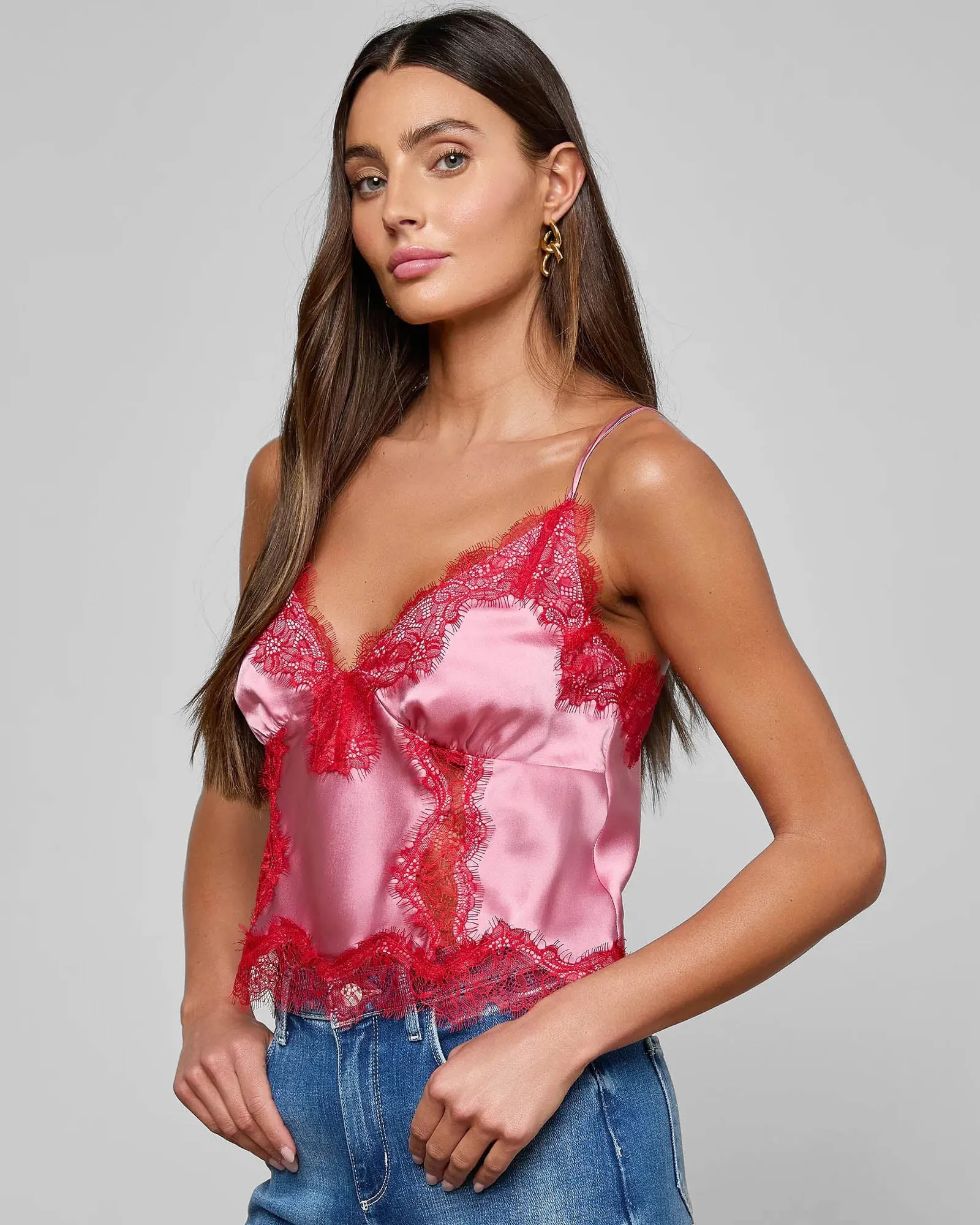 Kimber Lace Insert Cami sold by TNT Fashion product image thumbnail 4